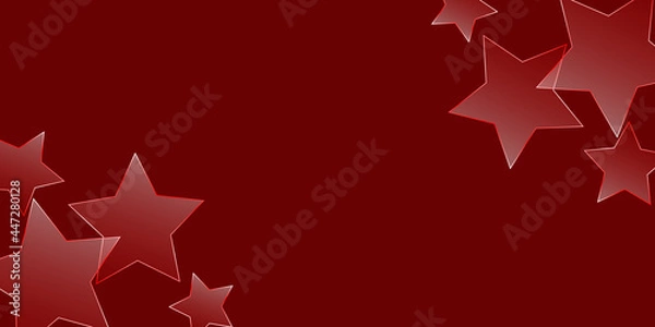 Fototapeta Abstract red background with star