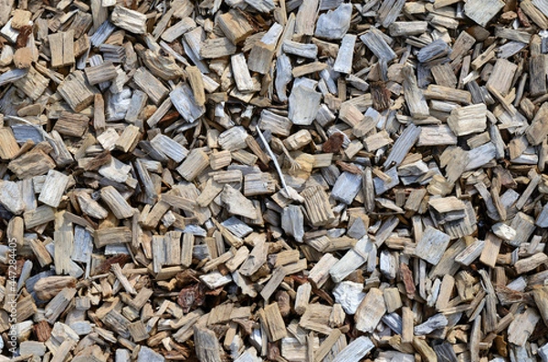 Obraz Versammlung vieler verschiedener Holzspäne