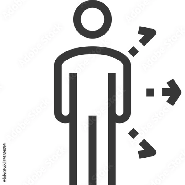 Fototapeta skill line icon