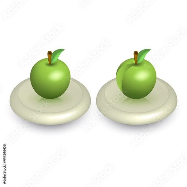 Obraz Apple icons set