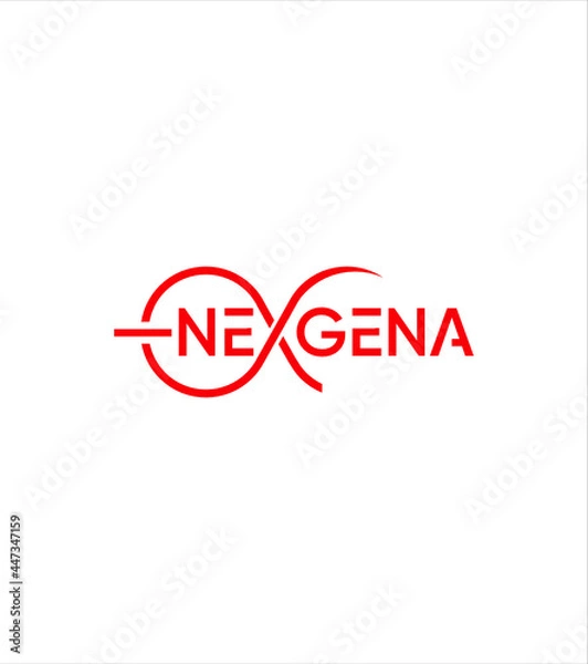 Obraz NexGena creative modern vector logo template