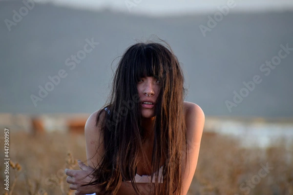 Obraz soledad en lago seco