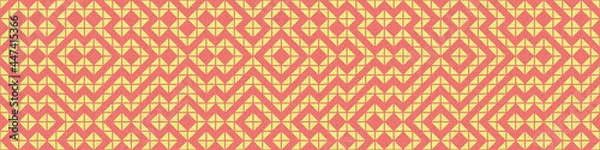 Fototapeta Abstract Geometric Pattern generative computational art illustration