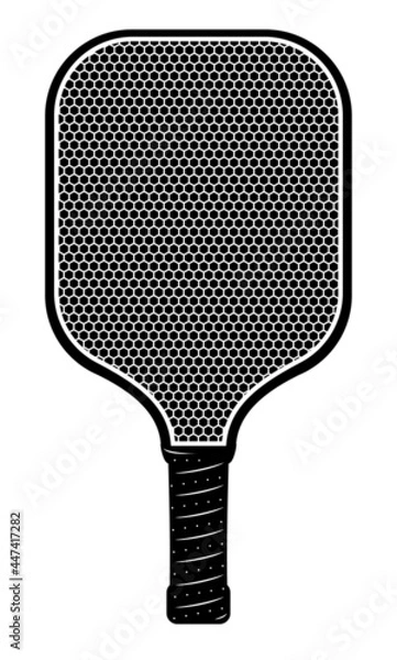 Fototapeta Pickleball paddle front view