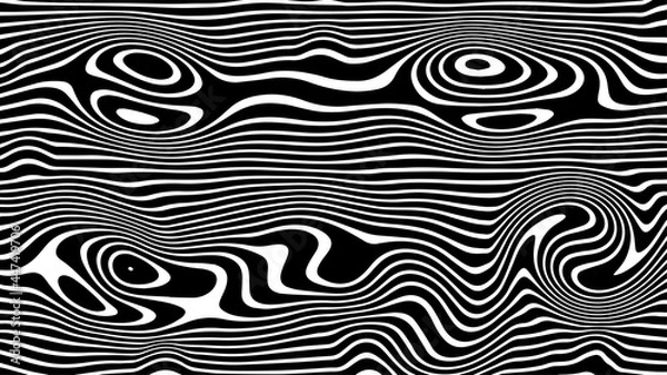 Obraz Wavy Line Effect