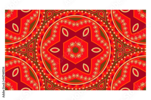 Obraz Mandala Artwork, Seamless Pattern, Ready to print.