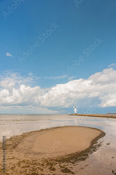 Obraz beach and sea in swinoujscie 
