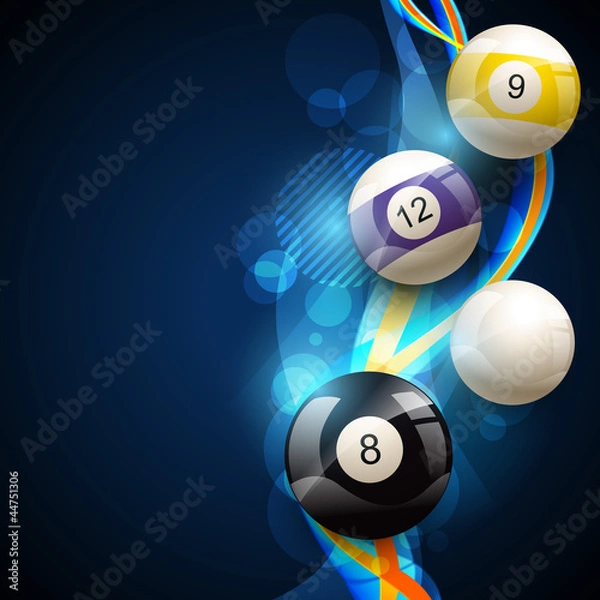 Obraz pool balls