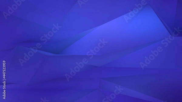 Fototapeta abstract blue background wallpaper 3d illustration