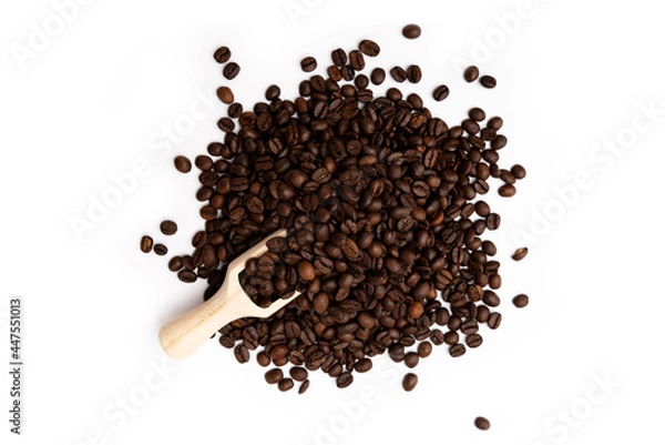 Obraz Coffee isolated on white background