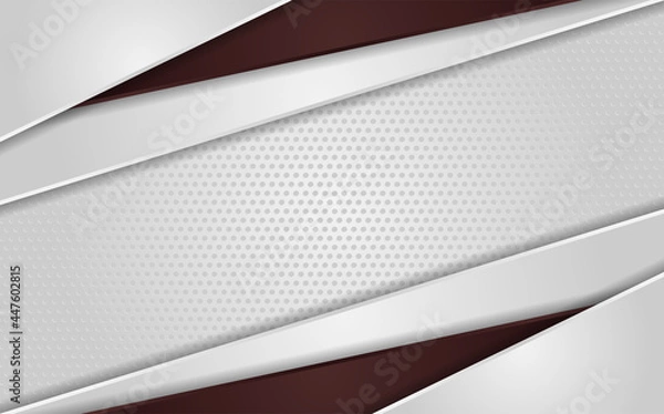 Fototapeta Abstract white dot texture background with gradient brown