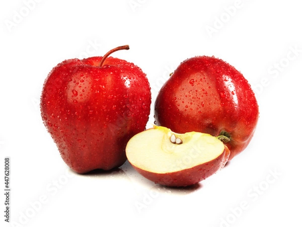 Fototapeta apples cut