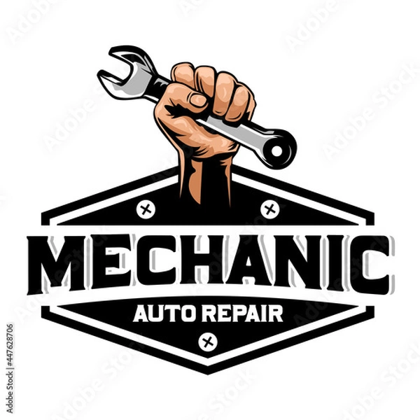 Fototapeta Mechanic logo