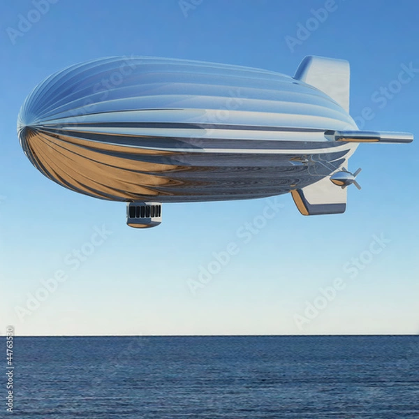 Fototapeta Dirigible 3d