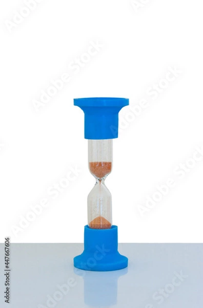 Fototapeta Hourglass on a white background. 