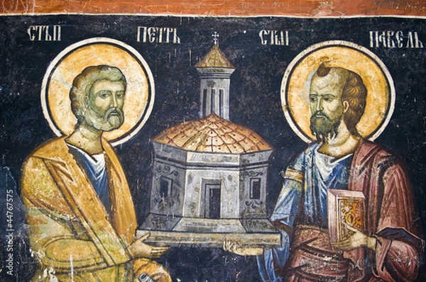 Obraz Orthodox church wall painting
