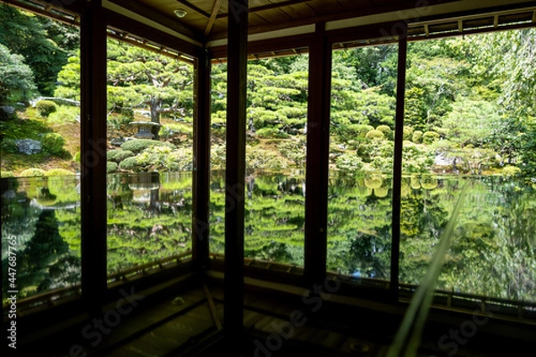 Fototapeta 風景素材　真夏の旧竹林院