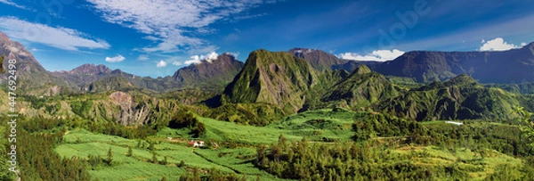Obraz Cirque de Salazie, La Réunion.