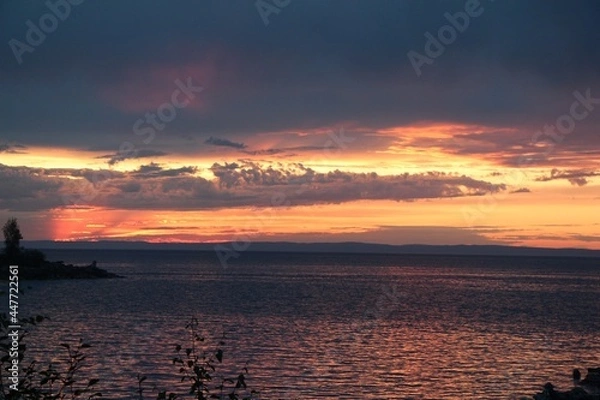 Obraz sunset at the beach