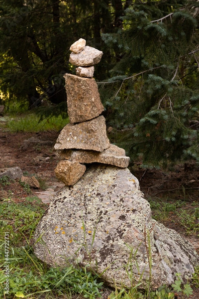 Obraz stone in the garden