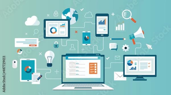 Fototapeta statistique