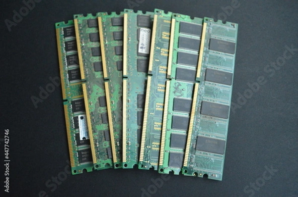 Obraz cards on a computer