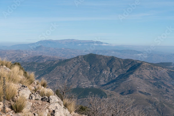 Obraz mountainous area in the south of Spain