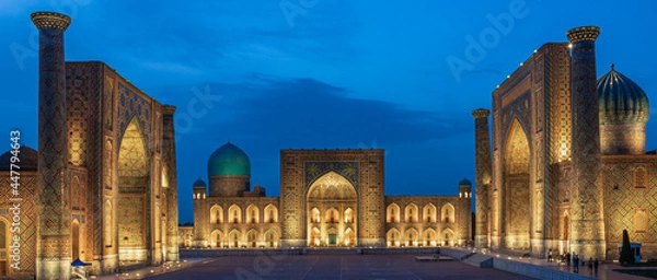 Obraz Registan square at night