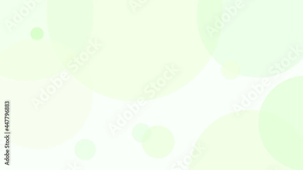 Obraz 緑色の円を使った背景