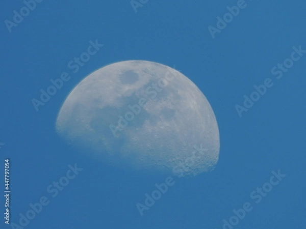 Fototapeta moon in the day,