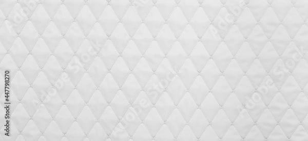 Fototapeta White mattress bedding pattern background