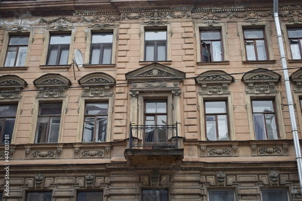 Obraz facade of an old building