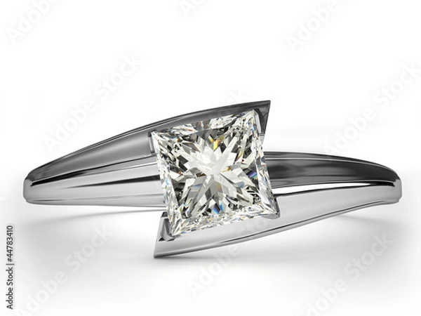 Obraz Wedding Ring gift isolated.