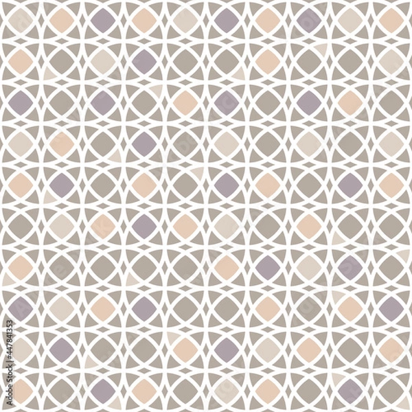Fototapeta Vector seamless geometric pattern. A repeating infinite background. Best for fabric, textiles, wrapping paper. Abstract texture