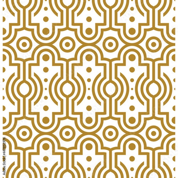 Obraz Islamic oriental geometric seamless pattern