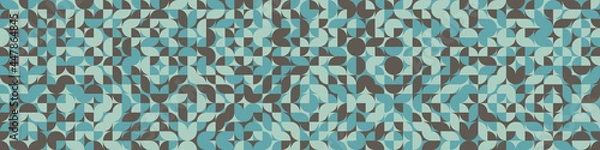 Fototapeta Abstract Geometric Pattern generative computational art illustration