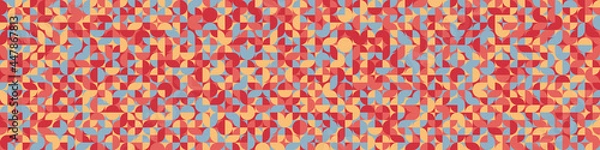 Fototapeta Abstract Geometric Pattern generative computational art illustration