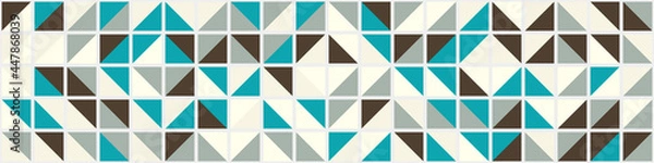 Fototapeta Abstract Geometric Pattern generative computational art illustration
