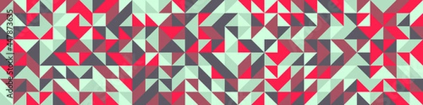 Fototapeta Abstract Geometric Pattern generative computational art illustration