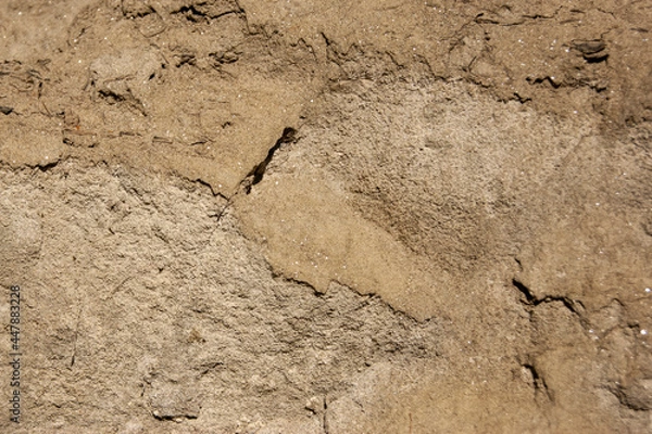 Obraz The texture of the sand. Sand quarry.