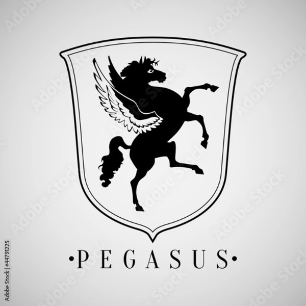 Obraz Power pegasus with wings.