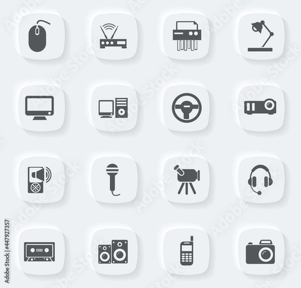 Obraz Devices icons set