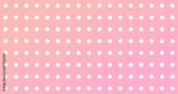 Obraz papier peint rose a points