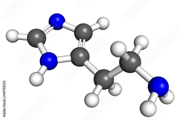 Fototapeta Histamine molecule