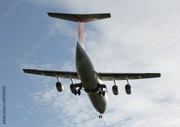 Obraz jet plane landing