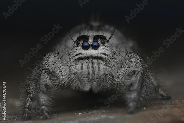 Fototapeta White Jumping Spider 