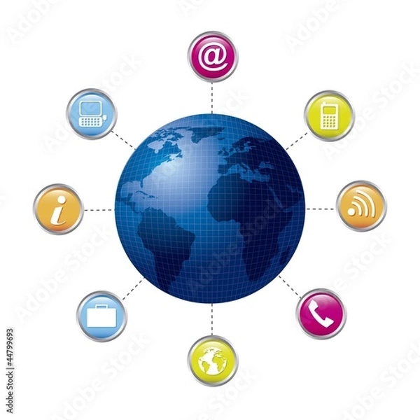 Fototapeta communication