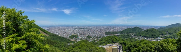 Fototapeta 大倉山展望台からの眺望