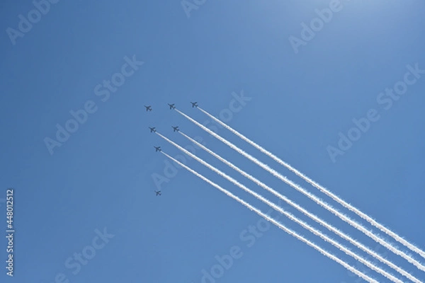 Fototapeta ブルーインパルス　予行演習7月21日