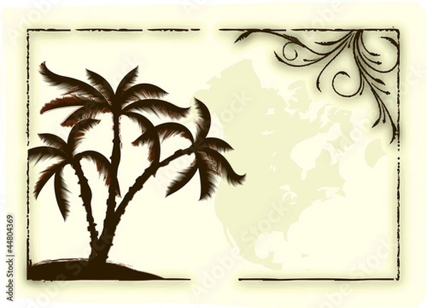 Obraz tree abstract poster.